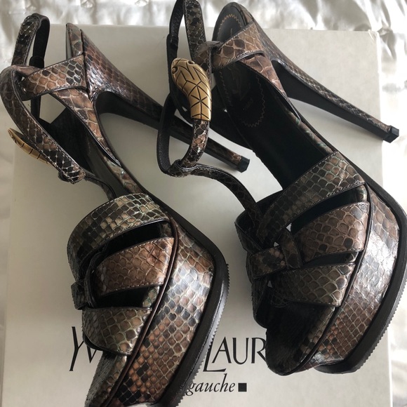 YSL Yves Saint Laurent Tribute Sandals - Picture 2 of 8